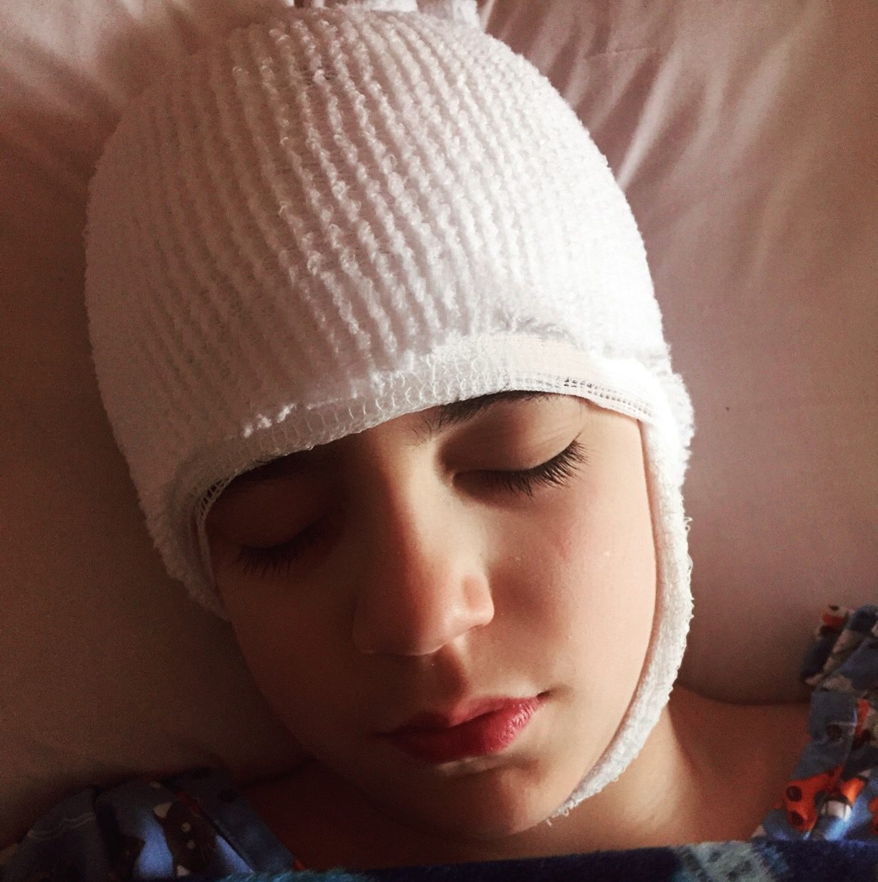 Kate Logan Just out of surgery on March 30 2017 1 1